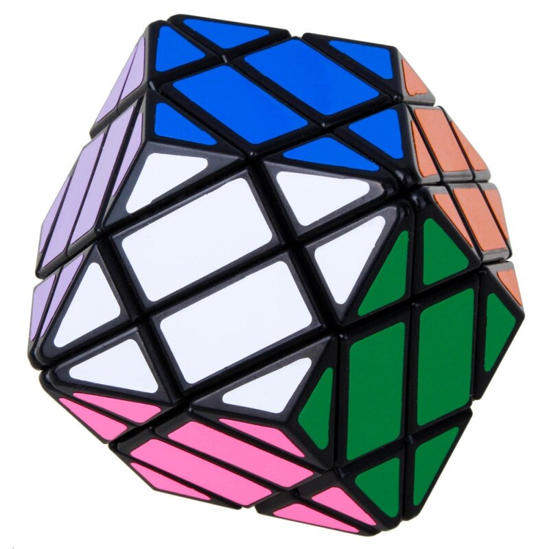 LanLan-مكعب سحري احترافي ، rmbohedral ، Dodecahedron الماس ، لغز السرعة Megaminxeds ، لعبة تعليمية