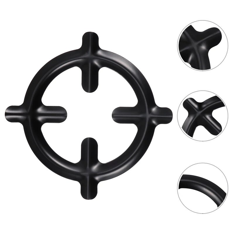 Hob Gas Stove Cooker Plates Round Pot Racks Burner Replacement Replacement Coffee Pot Support Rings Reducer Coffee Stands Iron
