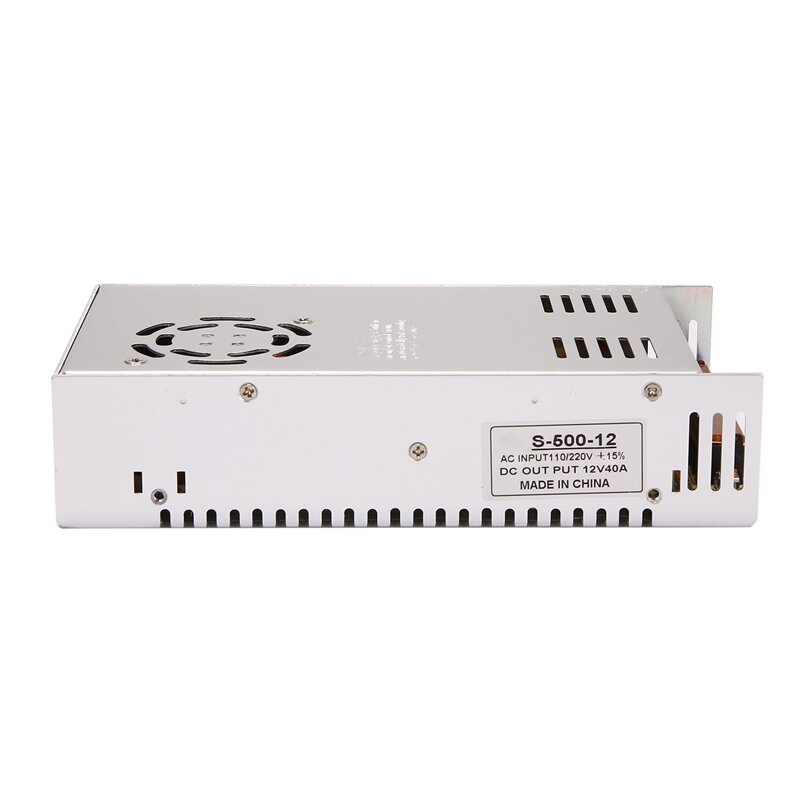 LED Strip Switch Driver para CCTV, fonte de alimentação, transformador LED, 12V, 40A, 500W