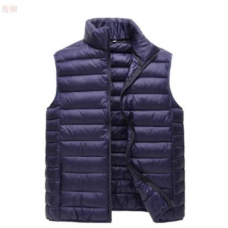Male Hot Sale Down Parkas Mens New Autumn Warm Sleeveless Jackets Male Winter Casual Waistcoat Men Outerwear Hot Sale Vests