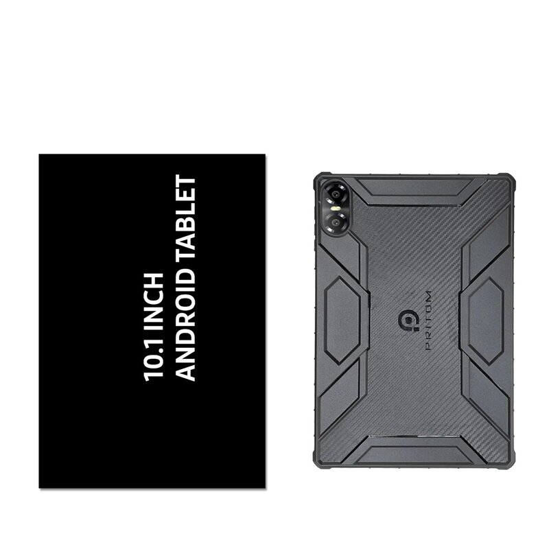 10-дюймовый планшет PRITOM Android 13, 8(4 + 4) ГБ + 64 ГБ, 1 ТБ, расширение, WiFi 6, двойные динамики и камера, BT5.0, с механическим стилем C