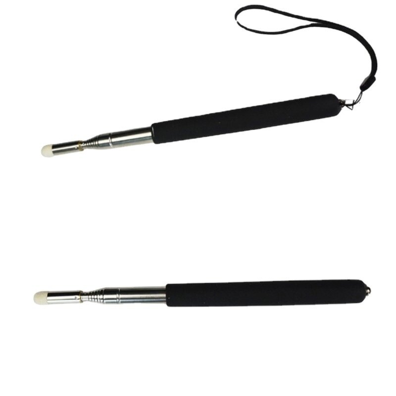 Pointeur électronique en acier inoxydable 1.2m, stylo de tableau blanc, extensible, écran tactile, pointeur à usage spécial pour enseignant