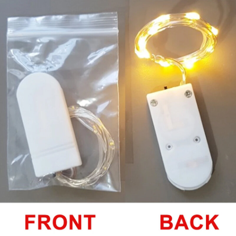Fata luci filo di rame LED String Lights ghirlanda di natale camera da letto interna casa matrimonio capodanno decorazione USB alimentato a batteria