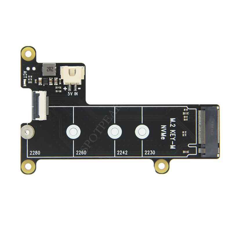 Himbeer Pi 5 pcie bis m.2 SSD Adapter Board Hut NVME Pi5 2013-2017 2280x2242