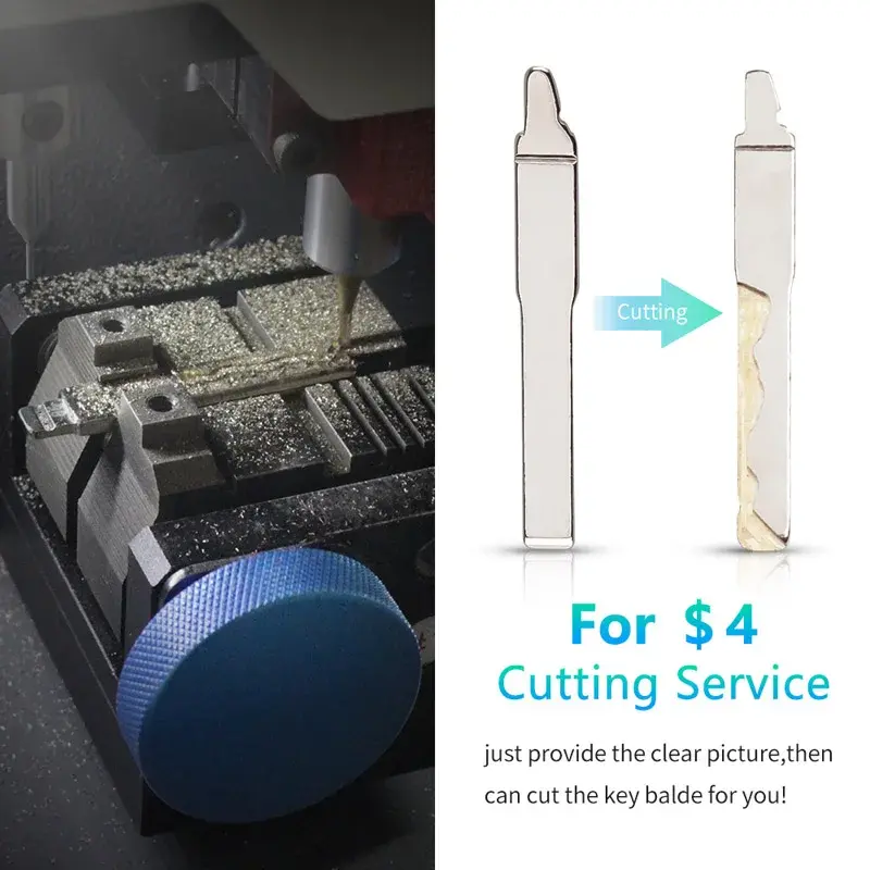 KEYYOU-CNC Cutting Cut Key Blade, Serviço de Taxa Extra, Entre Em Contato Conosco Antes Da Compra Obrigado, 1Pc