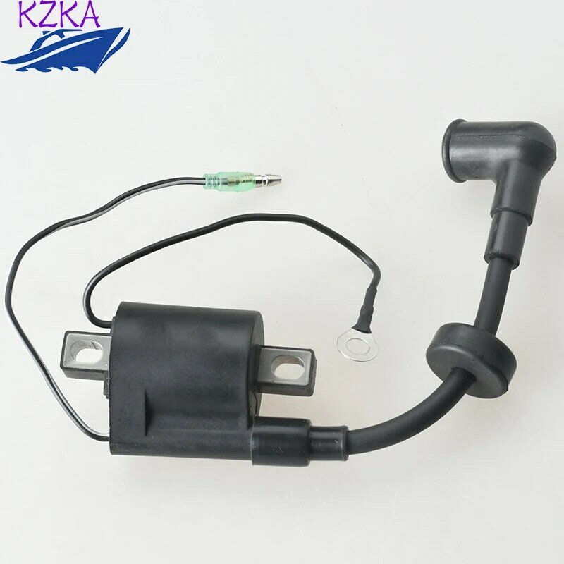 6E0-85570 Ignition Coil With Cap For Yamaha 2T 4HP 5HP Boat Engine Parsun Powertec SEAPRO etc 5HP 6E0-85570-0 Accessories