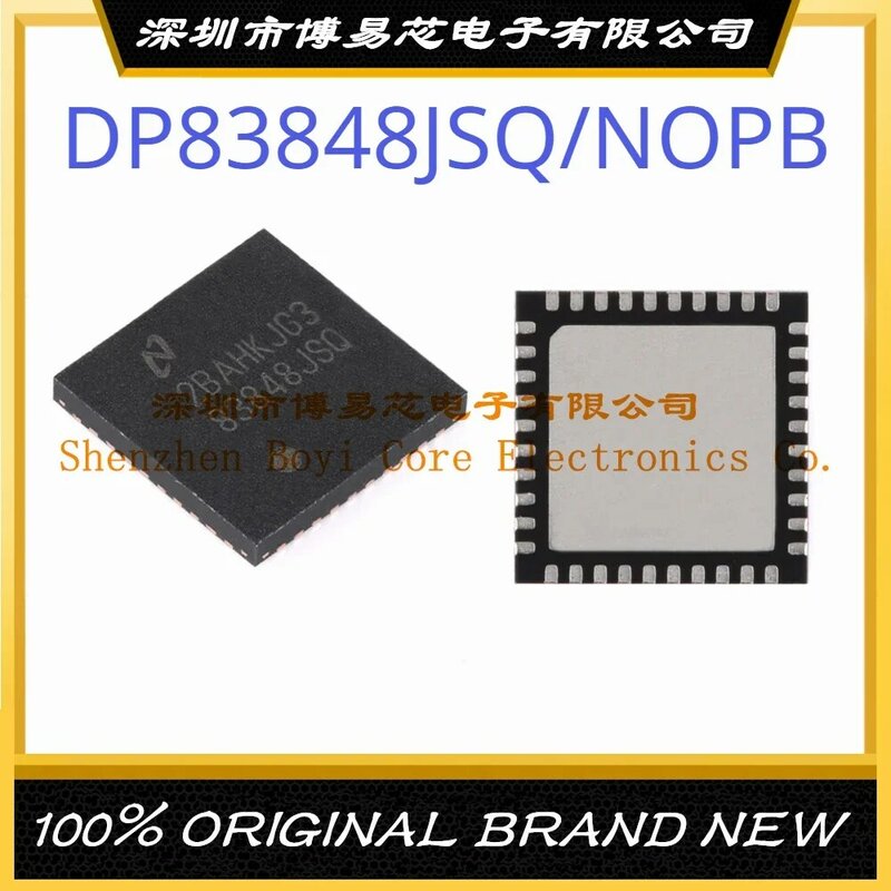 DP83848JSQ/NOPB แพคเกจ WQFN-40ใหม่ของแท้ Ethernet ชิป IC