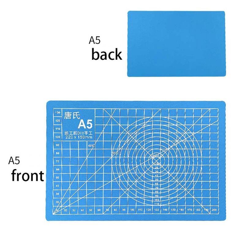 แผ่นรองตัดกระดาษแกะสลักทำจากพีวีซีมีความเหนียวอเนกประสงค์แบบทำมือแผ่นรองสำหรับตัดเป็น A6 A5