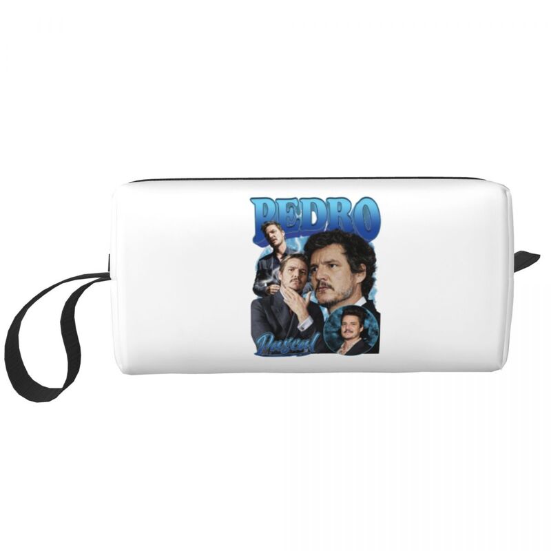 Косметичка Педро Паскаль винтажная в стиле 90-х, стильная сумочка для туалетных принадлежностей, водонепроницаемый дорожный органайзер для косметики