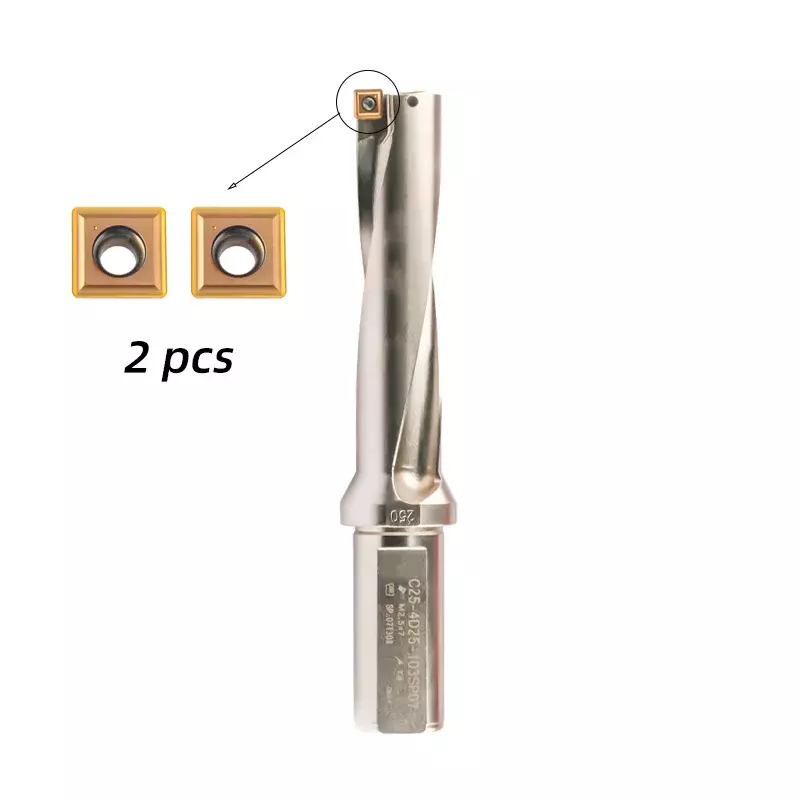 SP U Drill With Inserts SPMG 2D 3D 4D 5D SP Drill Indexable Drill Bits Violent Drilling Tool For Lathes Cnc