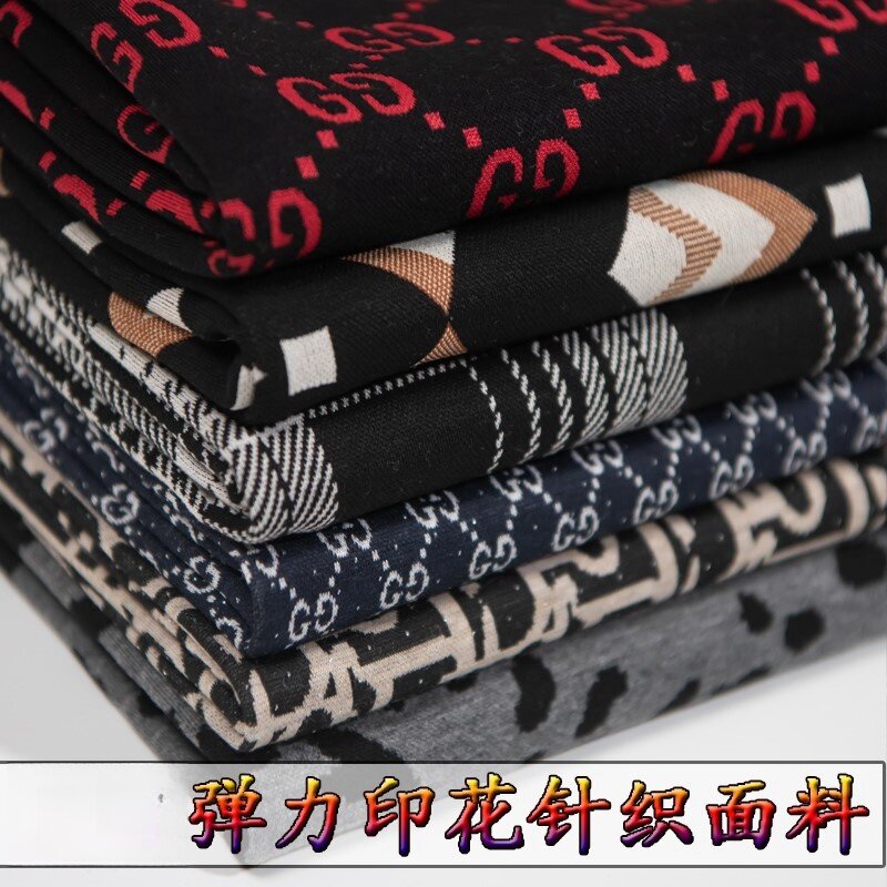 Aovelvet dzianinowa tkanina sweterowa czterostronna elastyczna podstawa zimowa ciepła odzież wierzchnia duży materiałowy odzież