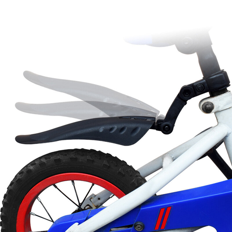 1 Pasang Spatbor Sepeda Anak-anak Kit Spatbor Depan & Belakang Plastik PVC Spatbor dengan Sekrup untuk Model Anak 12-20 Inci