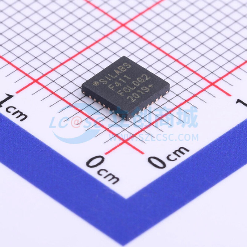 Microcontrolador de C8051F411-GMR 100% Original, paquete de QFN-28-EP (MCU/MPU/SOC), C8051, C8051F, C8051F411, nuevo