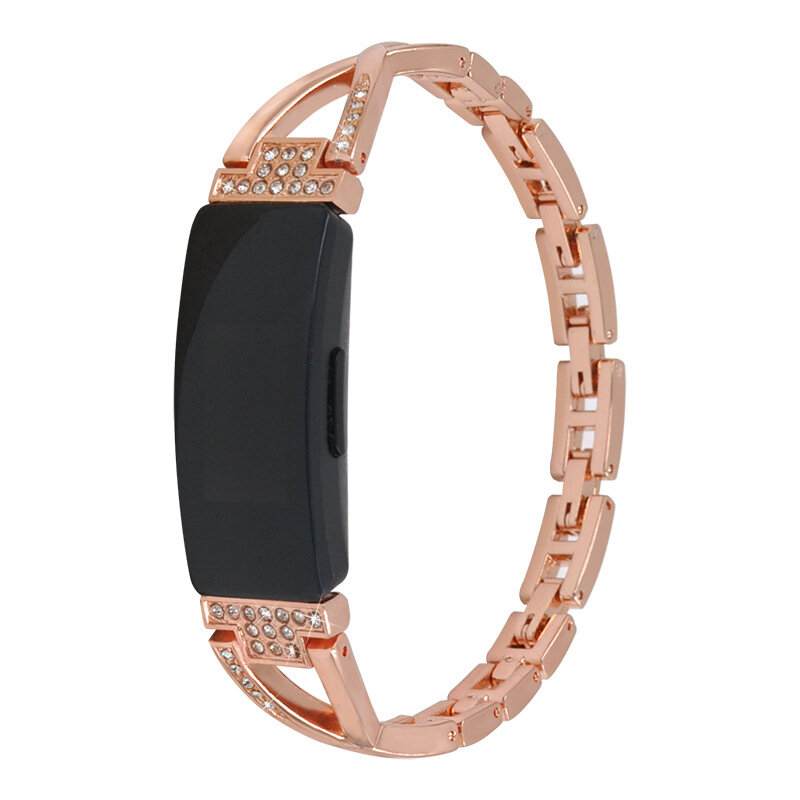 Bracelet en diamant en forme de X pour Fitbit, bracelet de montre en acier inoxydable pour Fitbit ACE 2 3