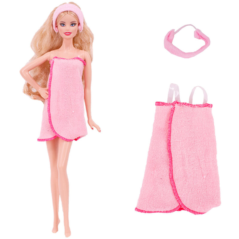 1 buah pakaian boneka Bjd Pink, mantel mode, celana, gaun, untuk boneka Bjd 30Cm dan 11.8 inci, hadiah, aksesori boneka Bjd, item miniatur