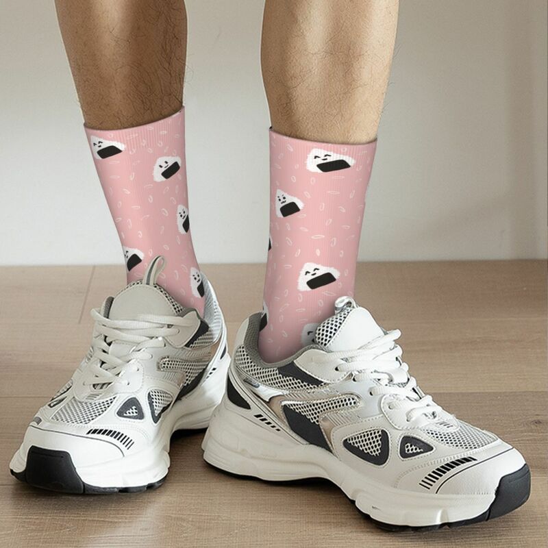 Повседневные носки Onigiri для футбола, милые носки из полиэстера для суши и еды, для женщин и мужчин