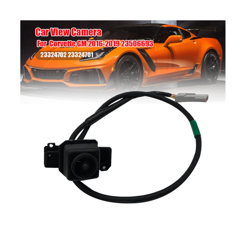 Caméra de vue de calandre latérale pour Chevrolet Corvette GM, aide au stationnement, 23324702, 2016, 2019, 23324701