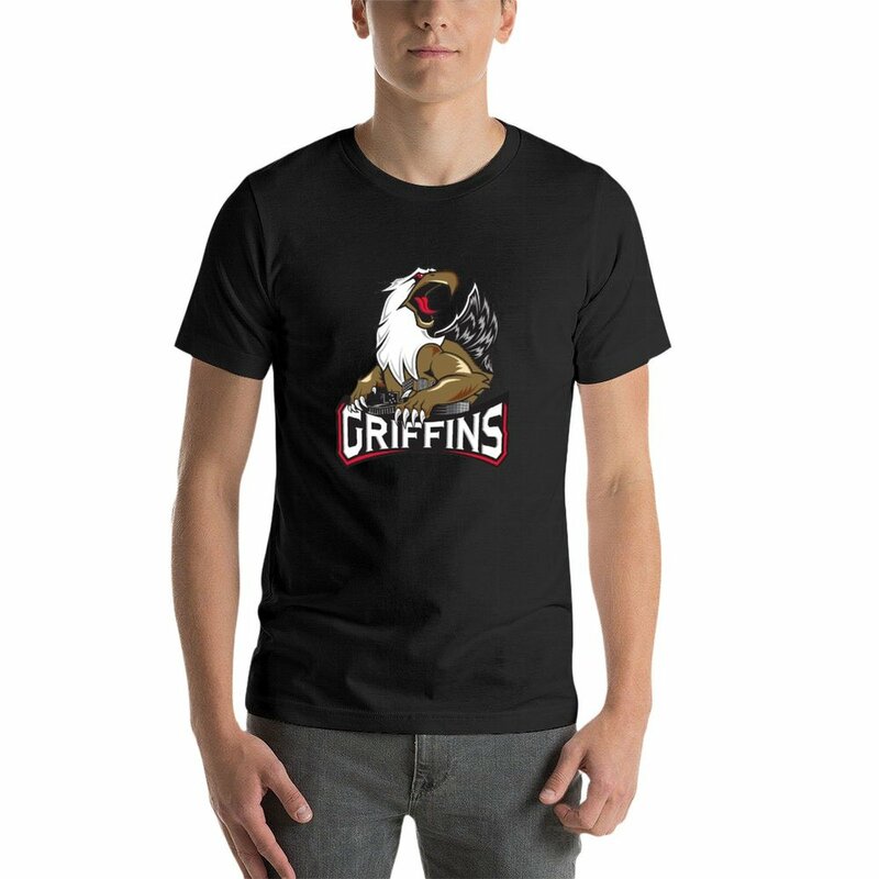 The Griffin, T-Shirt Grand Rapid customizeds anime pakaian kaus pria