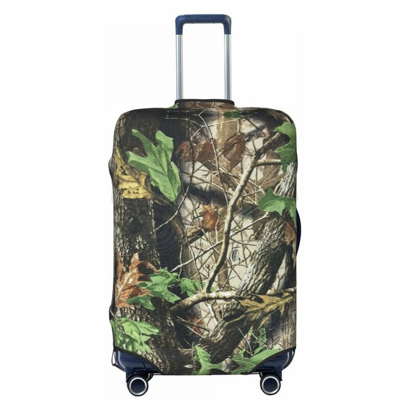 Custom Real Tree Camouflage Camo Pattern copertura per bagagli valigia da viaggio elastica coperture protettive per 18-32 pollici