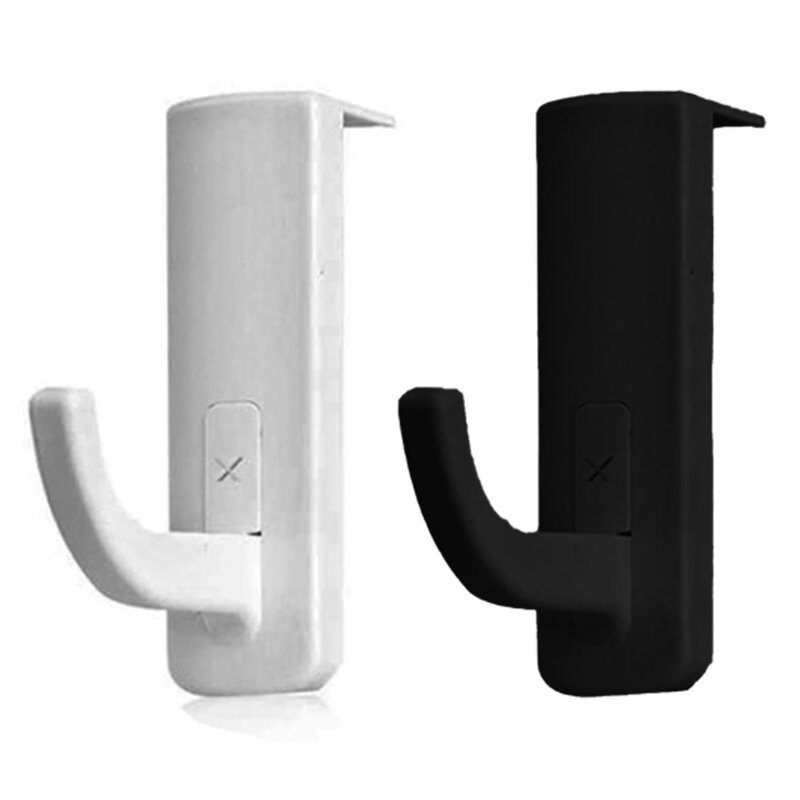 Universal Headphone Punch-Free Stand, Wall Hook, Headset Holder, preto e branco Hanger