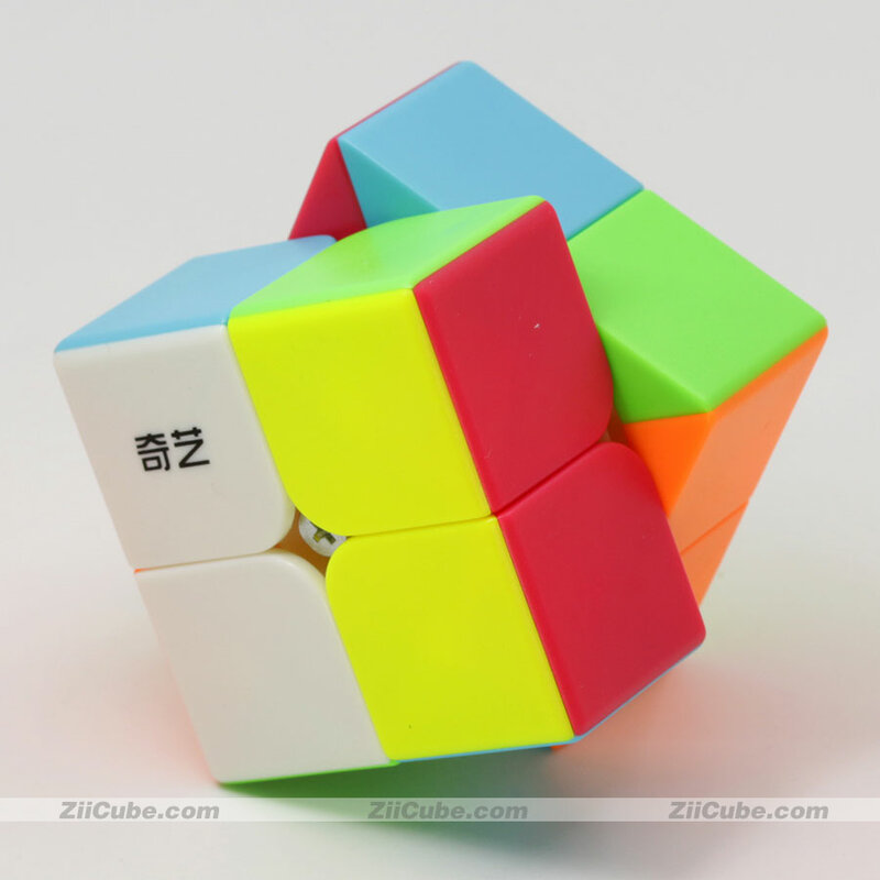 Волшебные кубики QiYi XMD, пазл 2x2x2, Логический куб QiDi S2 2x2 без наклеек, черные наклейки Qi Di W, Детская логика, развивающие игрушки