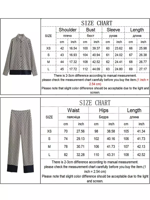 Casual Shirt Print Home Suit for Women Chic Lapel Long Sleeves Female Floral Print Top +Elastic Waist Long Pants Sleepwear Pjs