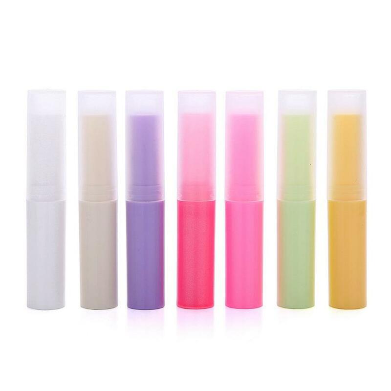 Envases vacíos de plástico para bálsamo labial, tubos de brillo de labios DIY, botella de lápiz labial, 10 piezas