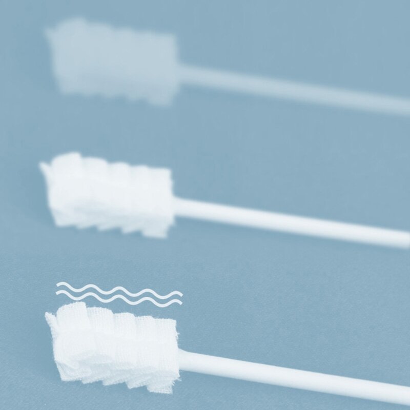 30 stuks babytongreiniger wegwerpgaas tandenborstel papierstaafje mondreiniging