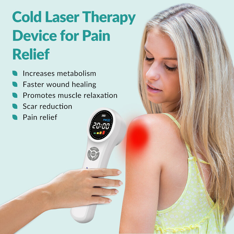 ZJZK Laser Cold Laser dan inframerah, terapi lutut 1760mW + aches untuk cakram anjing sakit otot Bursitis