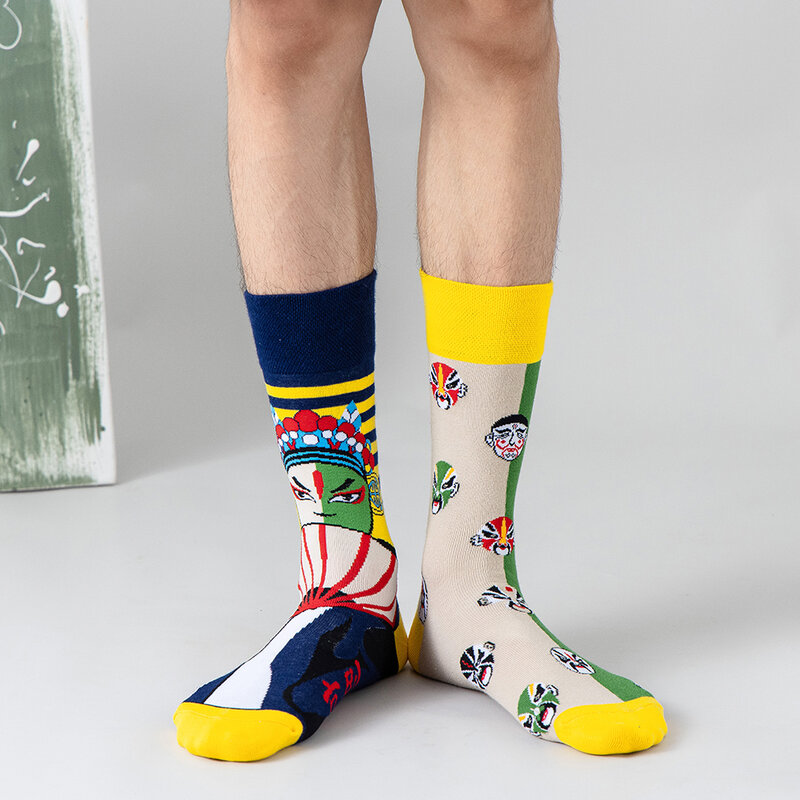 Harajuku Funny Cartoon Cute Fashion Couple Cotton Socks Happy Gifts for Men Socks Crew Casual Women Sock Street Personality Ins