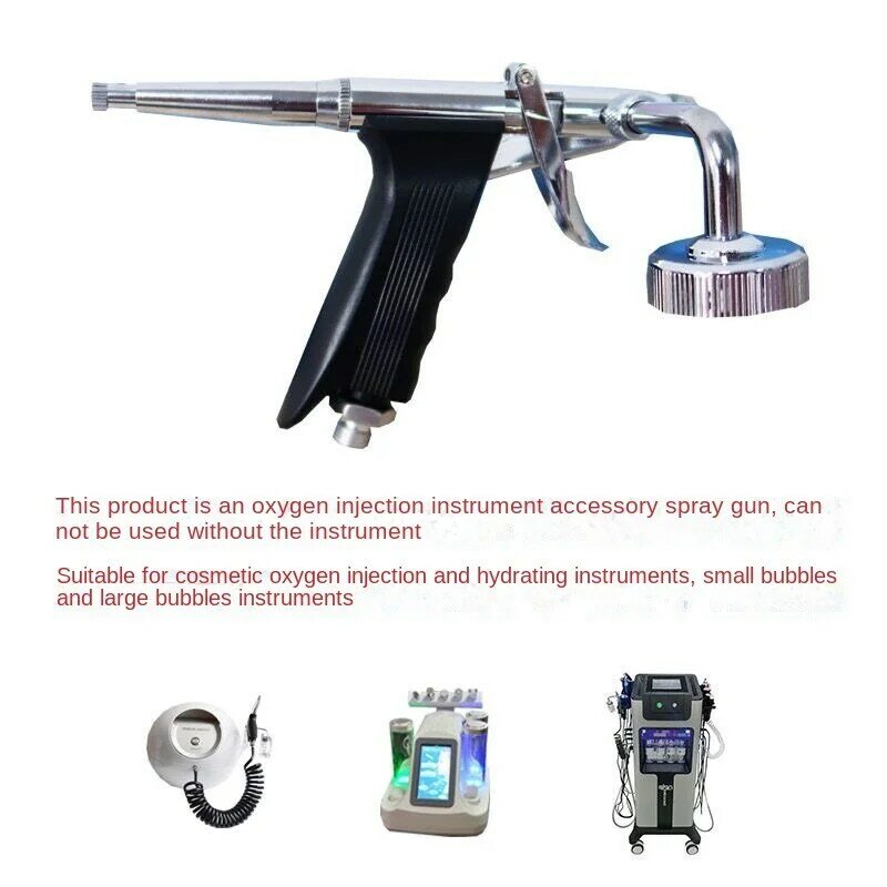 Accessori per strumenti di iniezione di ossigeno a bolle piccole universali pistola a spruzzo per la cura della pelle Spray per strumenti di ossigeno per acqua di bellezza