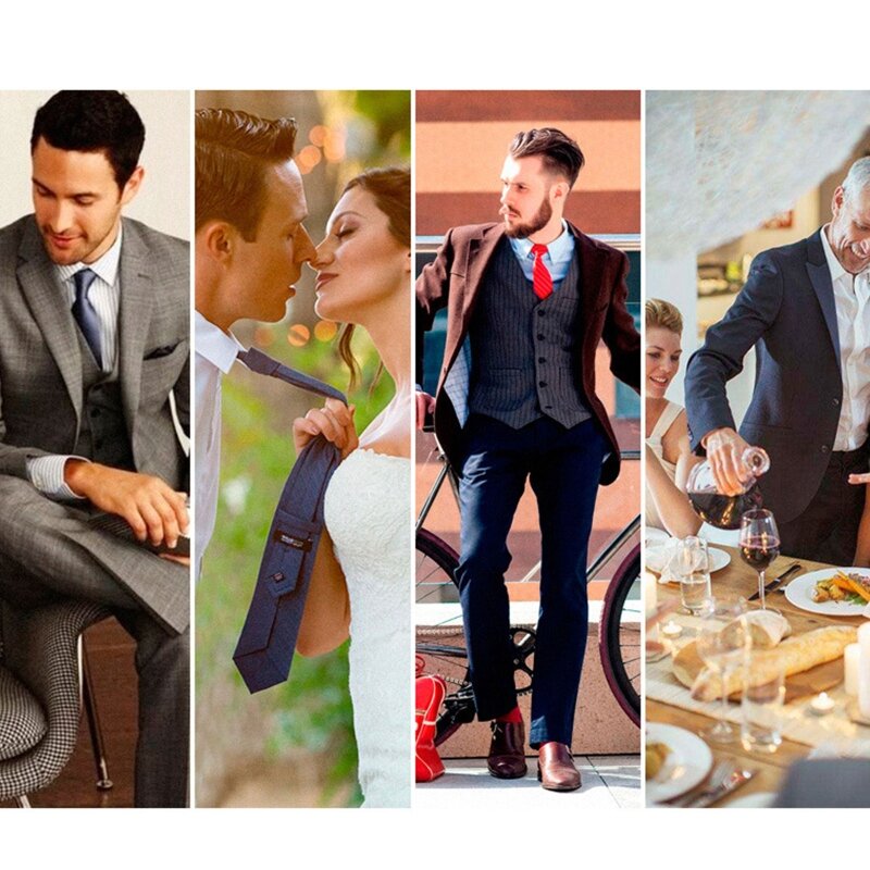 Einfarbige Krawatte für Männer, Business-Krawatte, 5 Reißverschluss, Hochzeit, formelle Krawatte, Dropship
