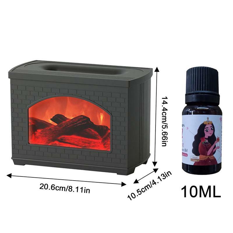 Flame Aroma Diffuser Humidifier Aromatherapy Oil Diffusers Aromatherapy Oil DiffusersNoiseless Cool Mist Scent