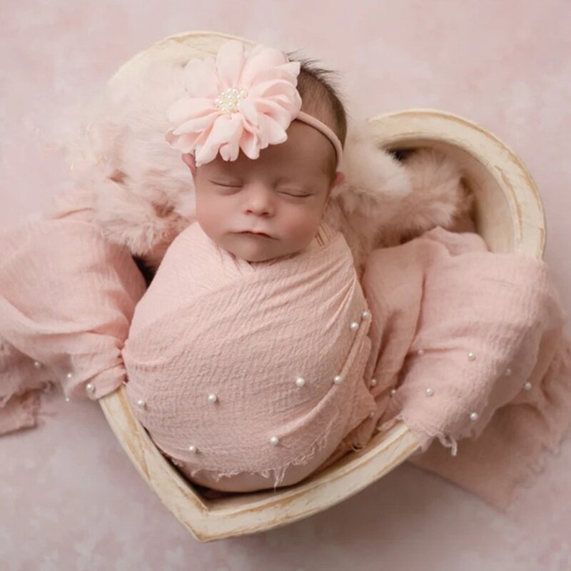 F62D Neugeborenen Foto Requisiten DIY Foto Hintergrund Decke Korb Füllstoff Baby Dusche Geschenk