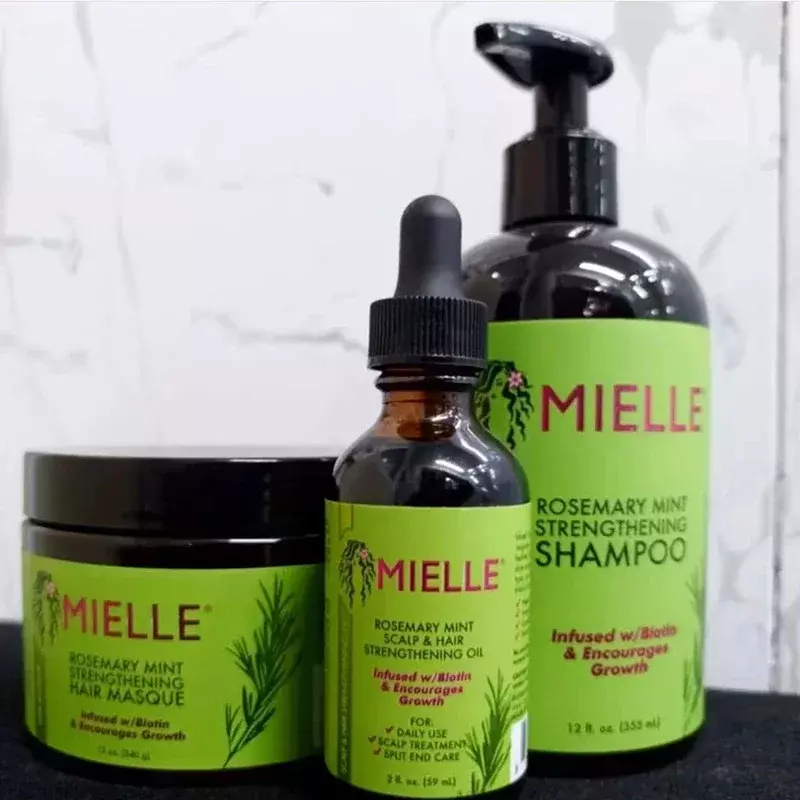 Mielle Original Hair Growth Essential Oil Rosemary Mint Hair Strengthening Nourishing Treatment for Split Ends and Dry Hair Mask