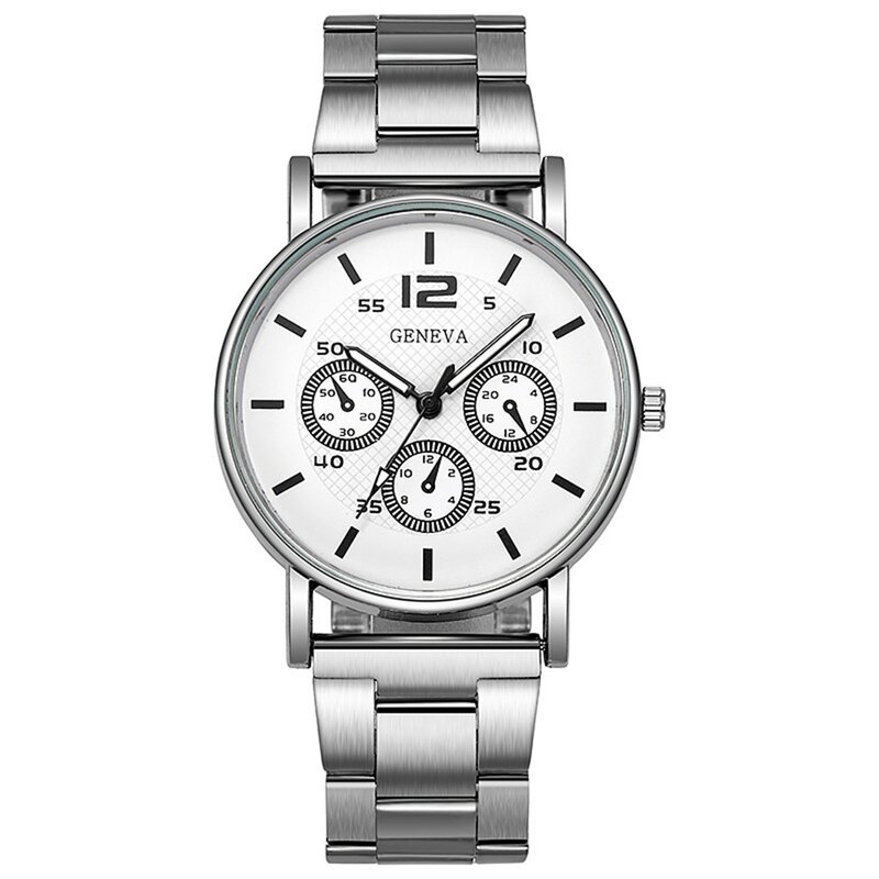 Jam tangan pria Fashion kasual jam tangan kuarsa gelang baja jam tangan pria elegan kualitas tinggi jam tangan pria 2023 Reloj