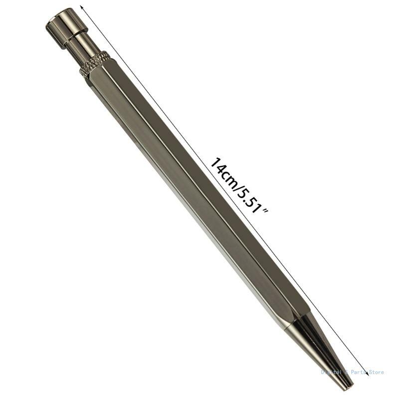 Caneta assinatura escrita metal m17f caneta rotativa com rosca caneta esferográfica