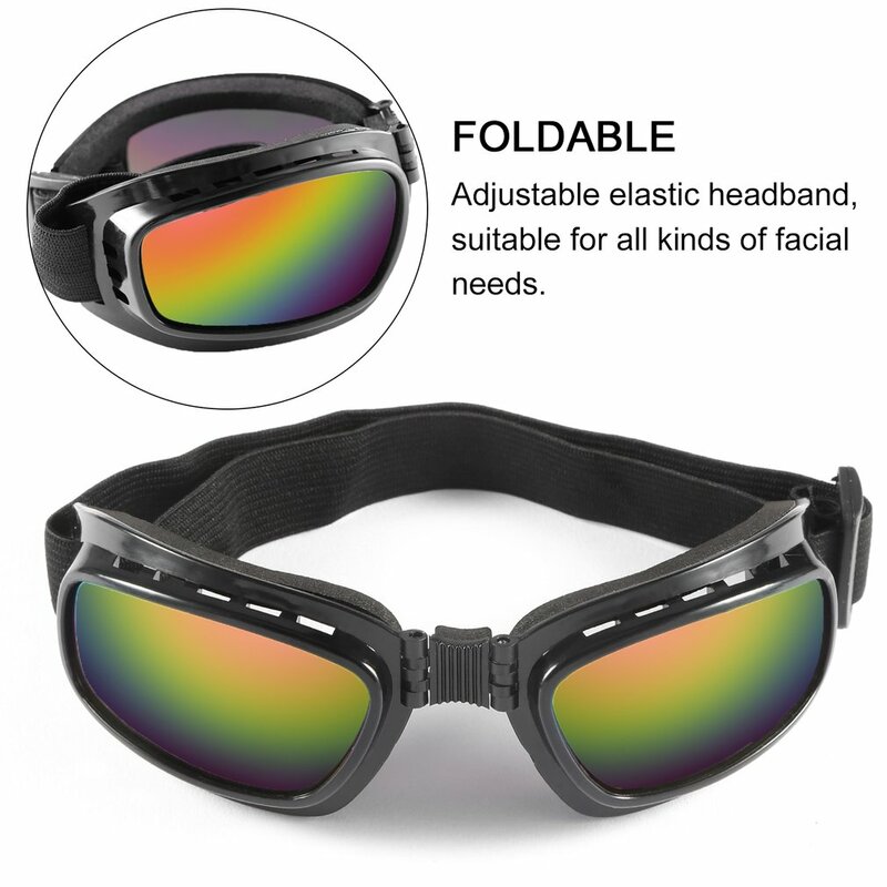 Hot 3 Color Multifunctional Motorcycle Glasses Anti Glare Motocross Sunglasses Sports Ski Goggles Windproof Dustproof Goggles