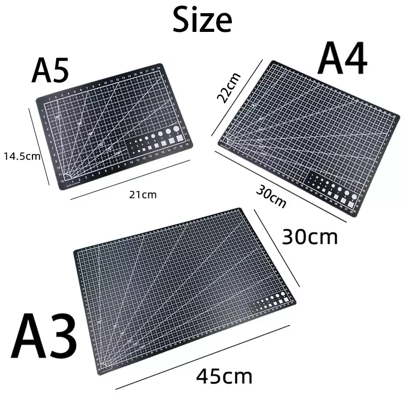 Diy Durable A3 A4 A5 Multifunctional Cutting Mat Handicraft Art Engraving Board Paper Carving Pad High Elasticity Toughness Pad
