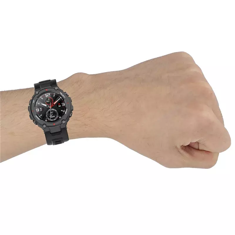 Pulseira de borracha Sport para Huami Amazfit T-Rex Pro, pulseira ajustável para Xiaomi, relógio inteligente, Correa, A1918