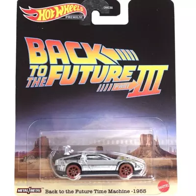 Original ล้อร้อนรถ Back To The Future Time Machine DMC Diecast 1:64โลหะ Voiture คอลเลกชันรถเด็กของเล่นของขวัญ