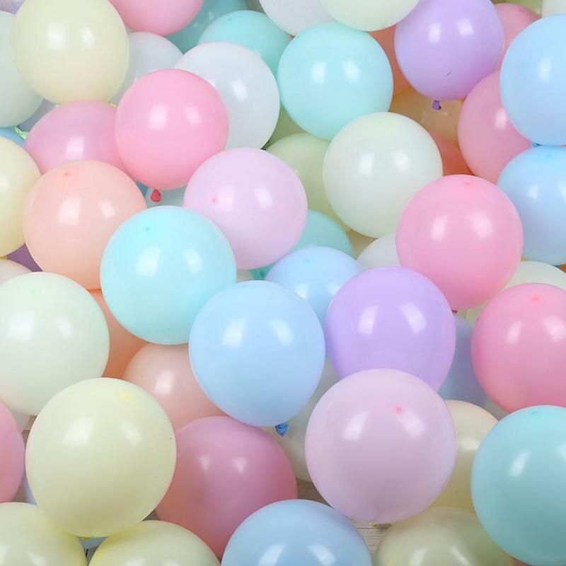 100 pçs 10 Polegada balão de látex engrossado multi-color balão redondo para decoração de festa de casamento de aniversário
