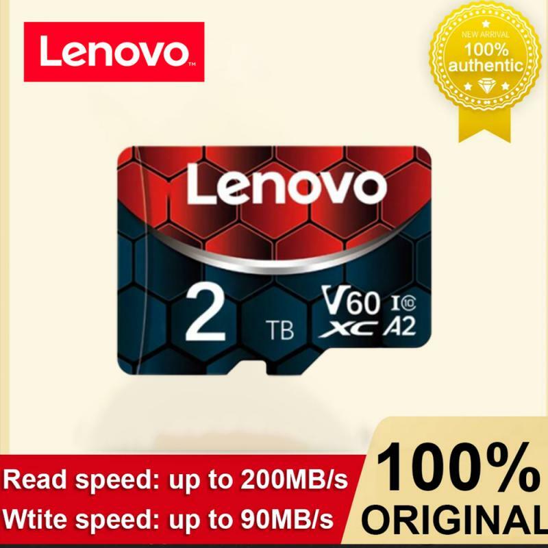 Lenovo kartu memori 2TB 128GB Class 10, kartu TF 1TB Mini kartu SD 512GB kecepatan tinggi mikro TF kartu SD 256GB untuk Nintendo Switch