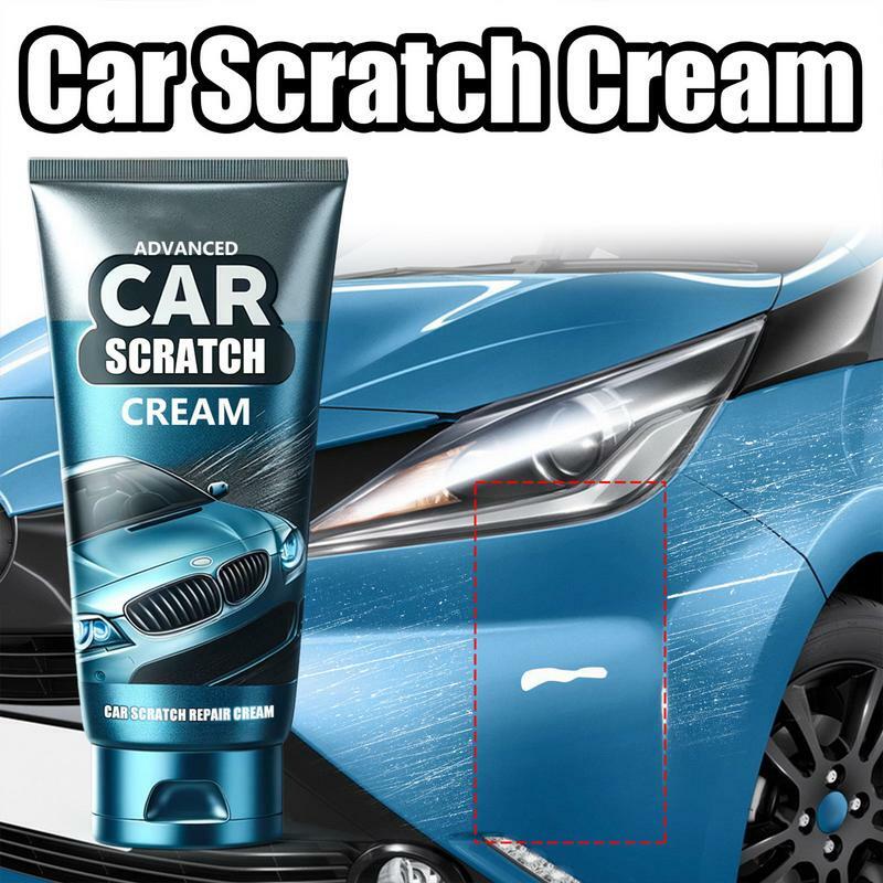Crema removedora de arañazos de pintura de coche, crema removedora de cera de alta protección, 60ml