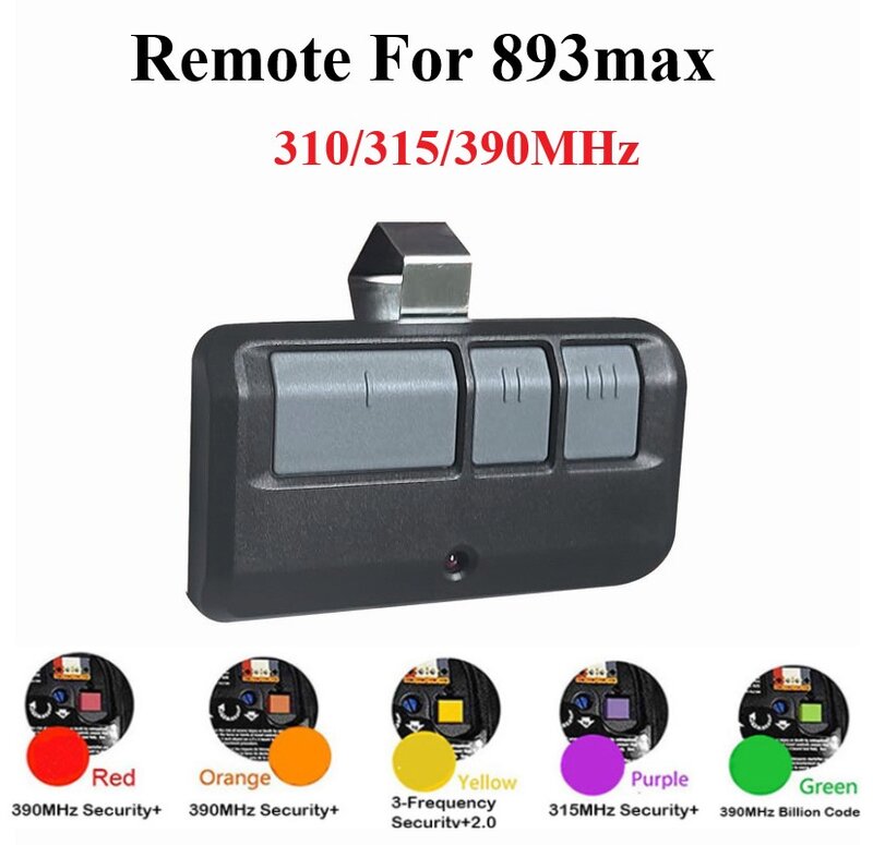 For Liftmaster 893max Universal Garage Door Opener Remote