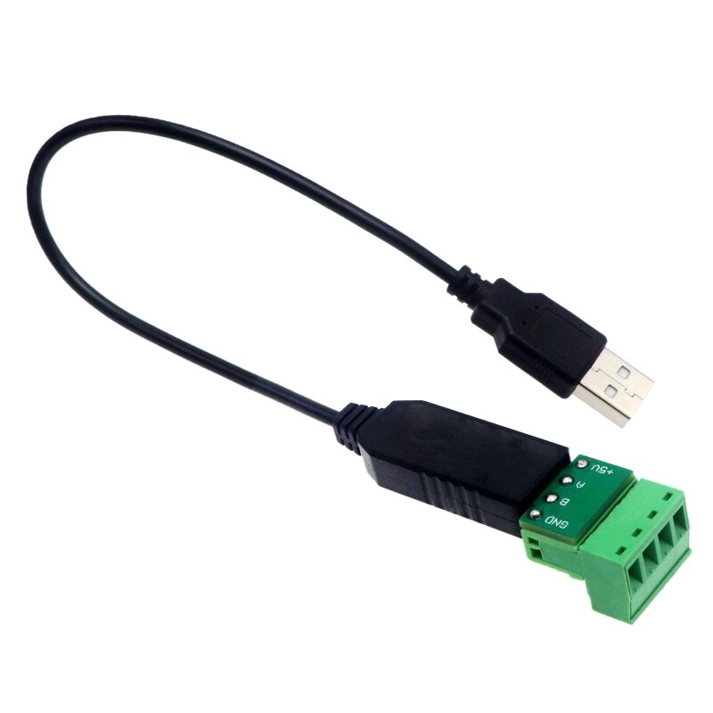 RS485 naar USB-adapterverbinding Seriële poort RS485 naar USB-converter