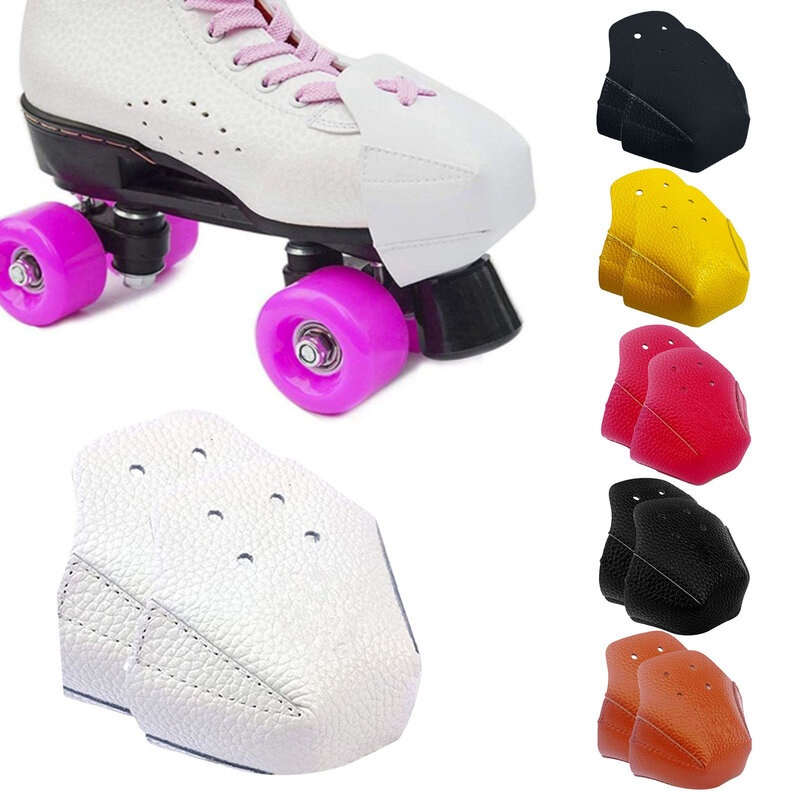 야외 훈련용 가죽 스케이트 커버 보호대, 스케이트 롤러, 마찰 방지 발, 발가락 캡 가드, 6 가지 색상, 1 PC