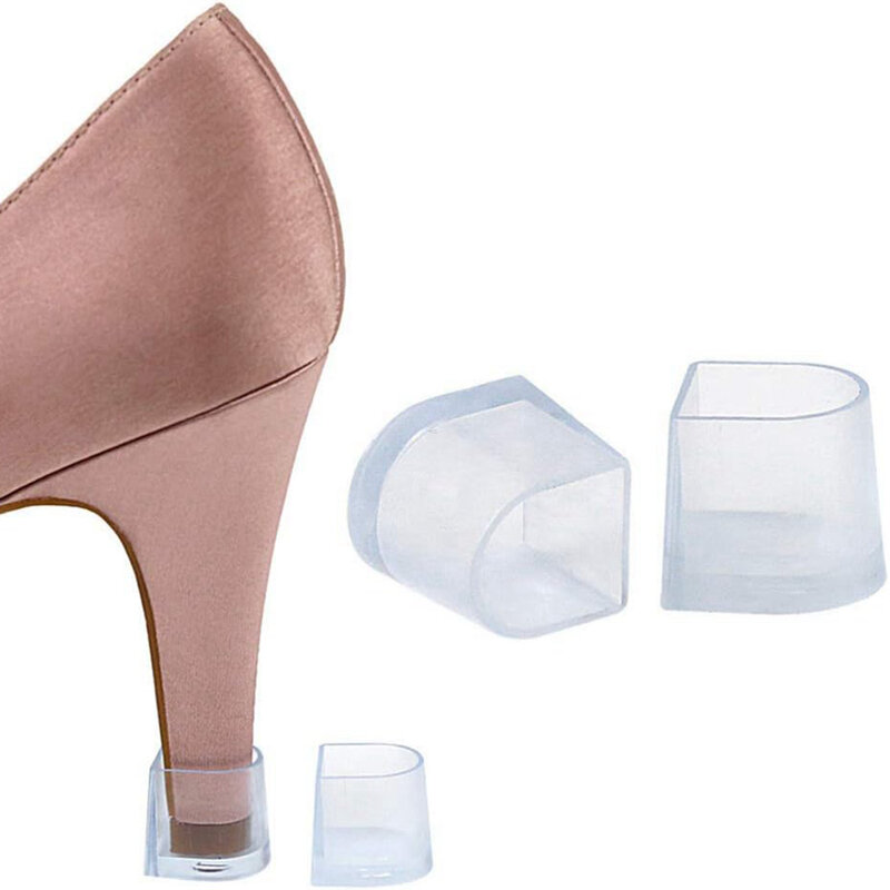 25 Pairs/Lot PVC High Heel Latin Stiletto Dancing Covers Heel Stoppers Anti-slip Silicone High Heel Protectors for Wedding Party