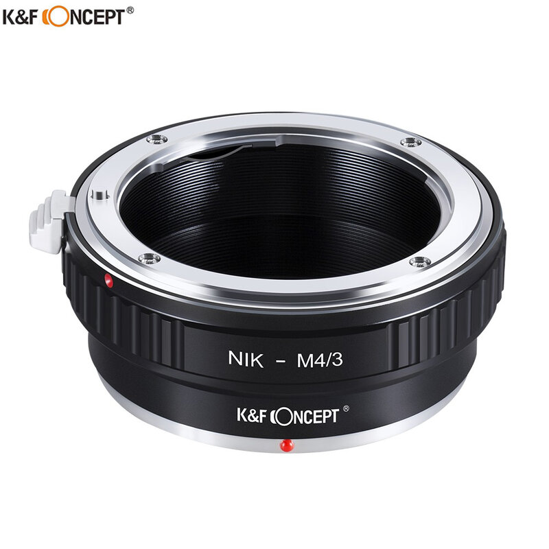 K & F CONCETTO Lente Adattatore di Montaggio per Nikon AI Lens (a) adatto per Olympus Panasonic Micro 4/3 M4/3 Adattatore di Montaggio Del Corpo Della Fotocamera