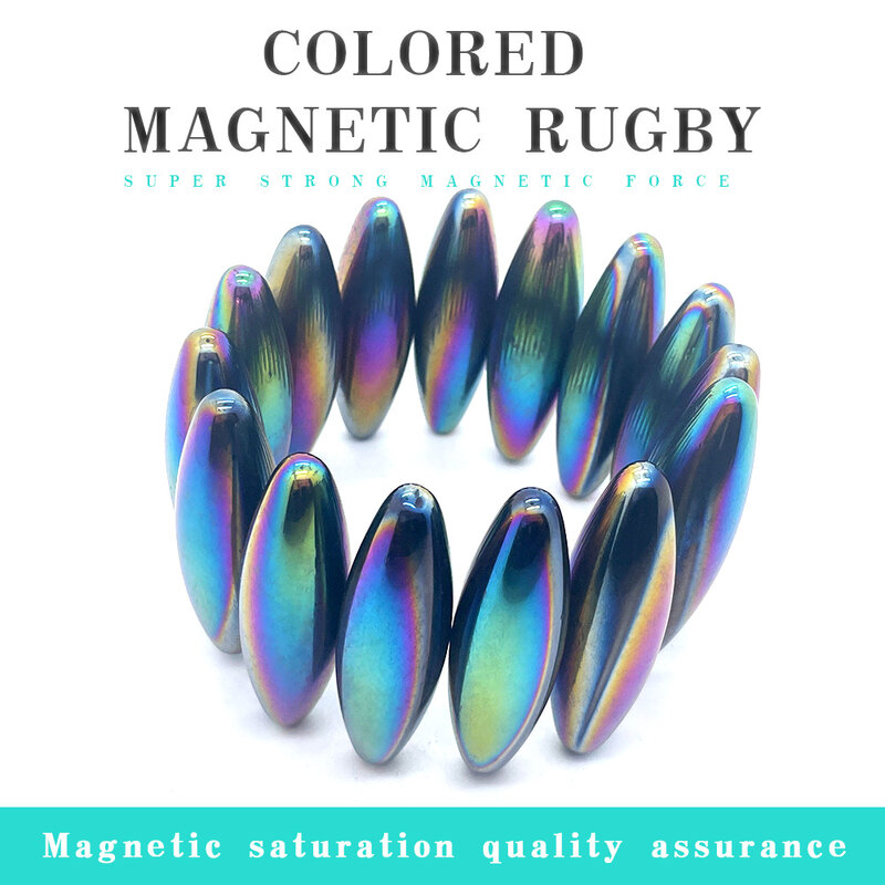 D43x15 mm Magnet ferit magnetik kuat mainan sains penghalus berwarna Magnet zaitun D60x18